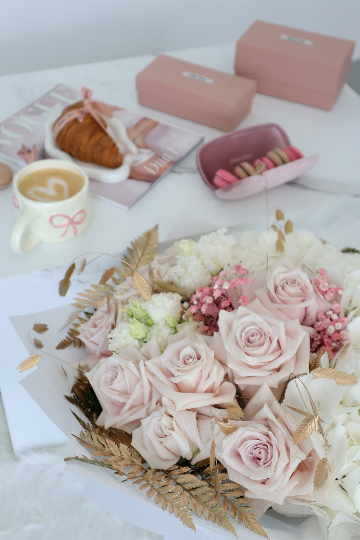 Soft Pink & Gold