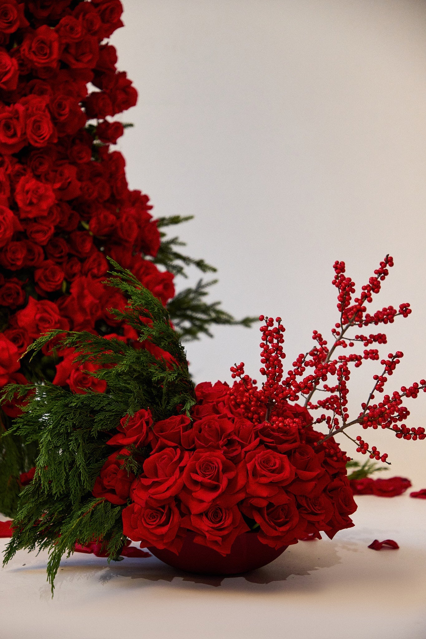 Luxury Christmas flower bouquet by Amelia Rose Floral Couture, Manchester