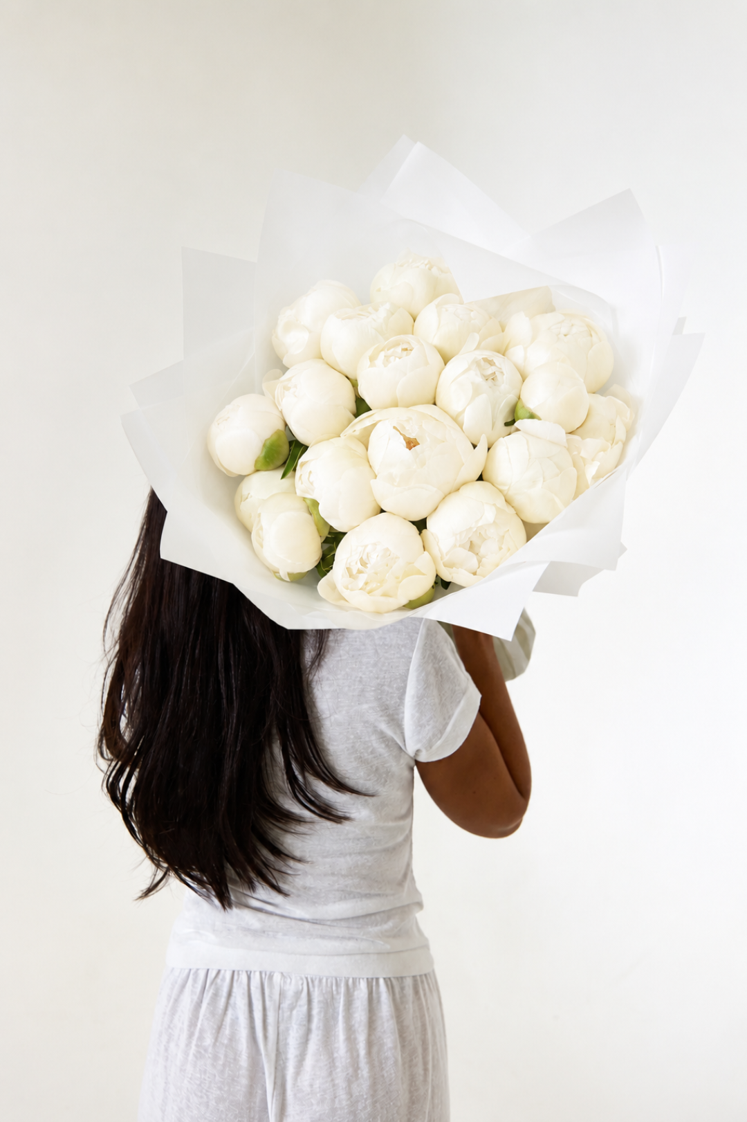 Peony in White