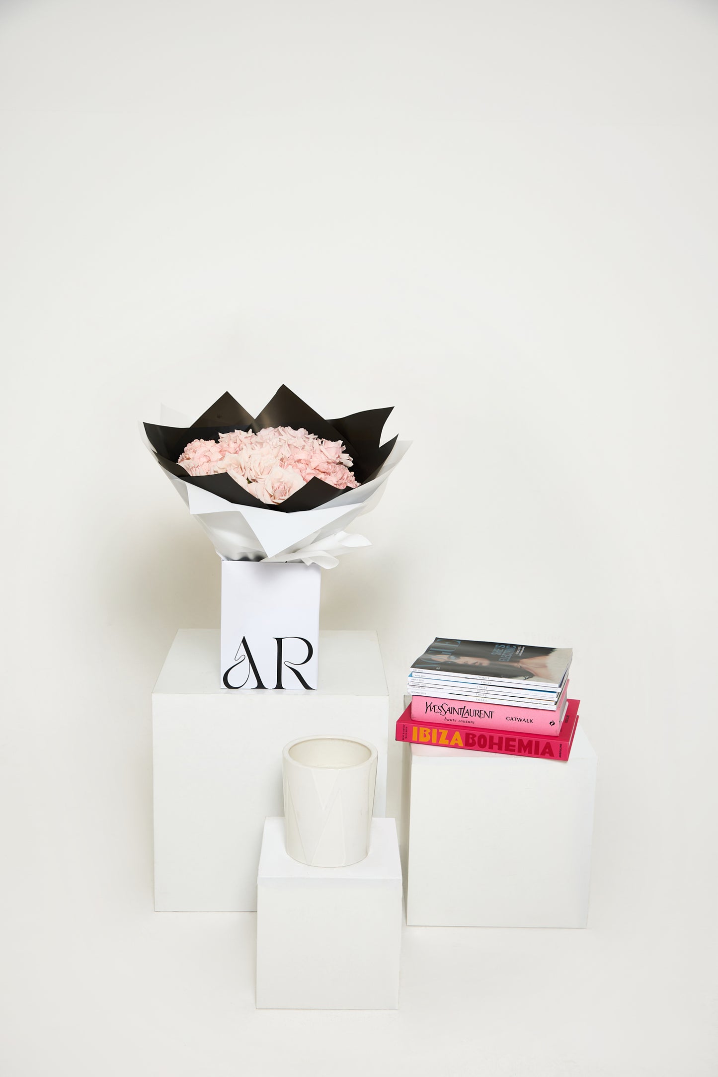 Pink Roses & Hydrangea Graduation