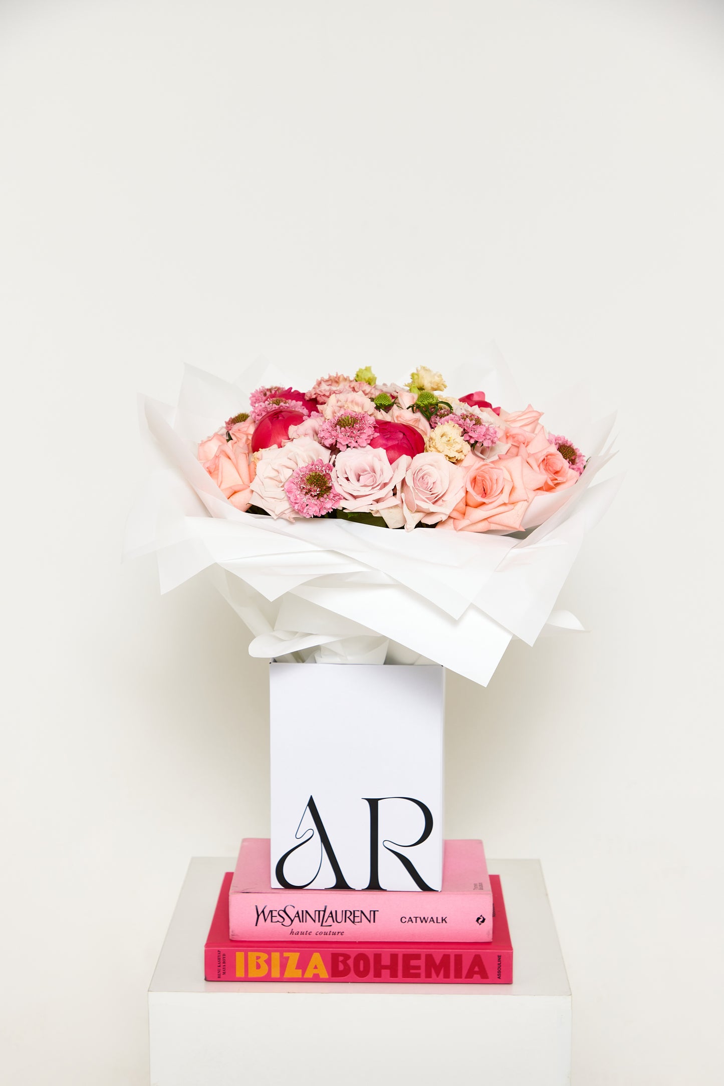Pink Peony & Roses Couture