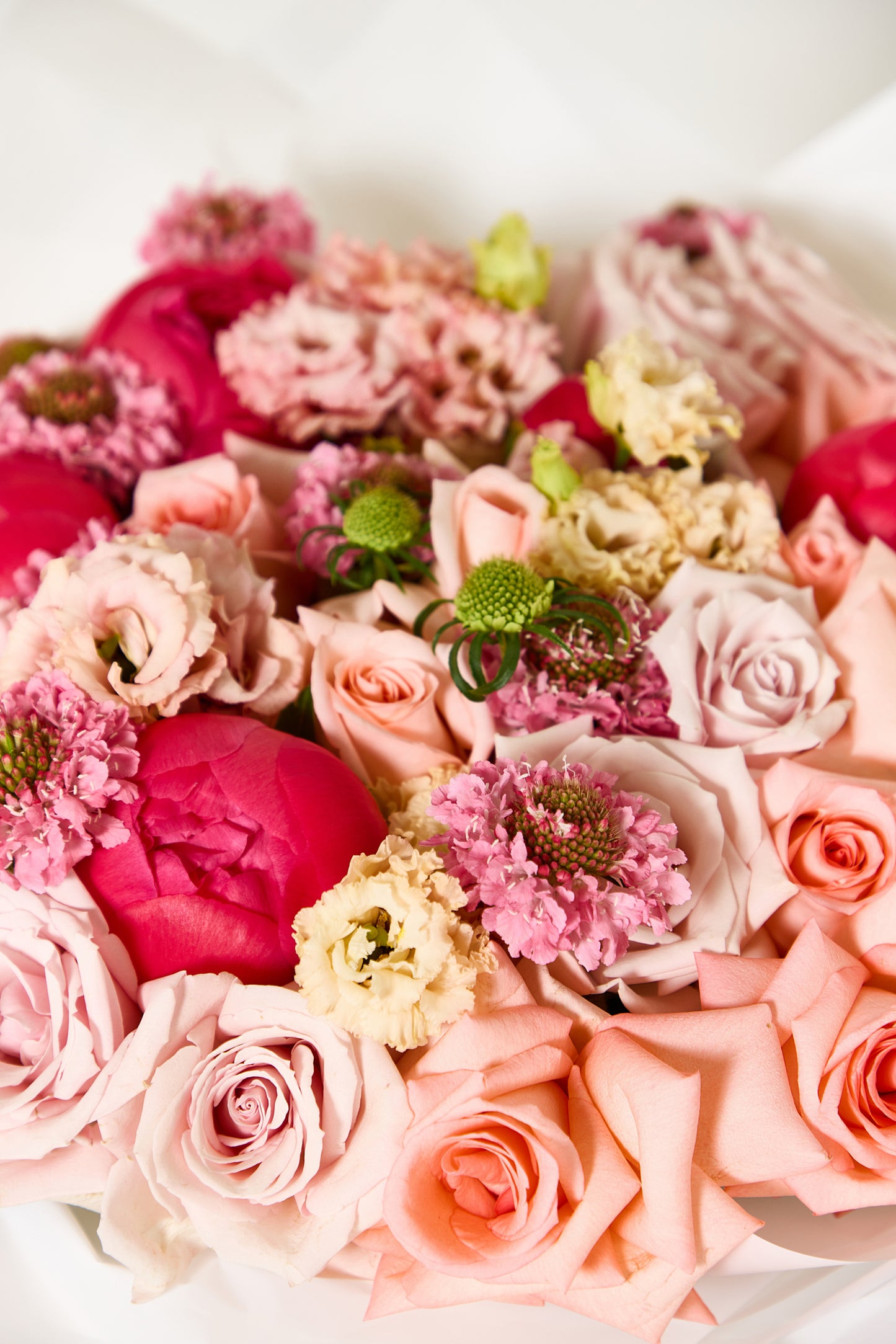 Pink Peony & Roses Couture