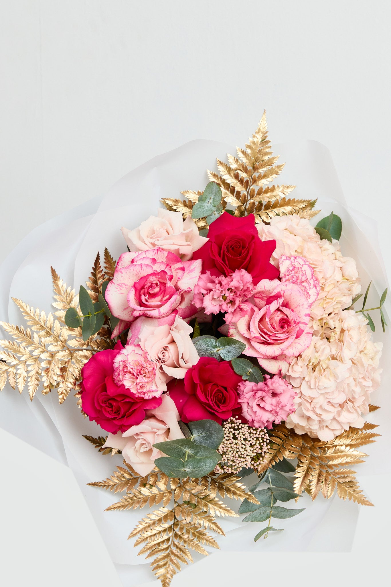 Pink with gold