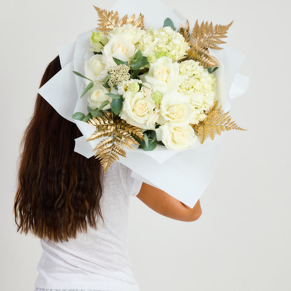 
                  
                    White with gold
                  
                