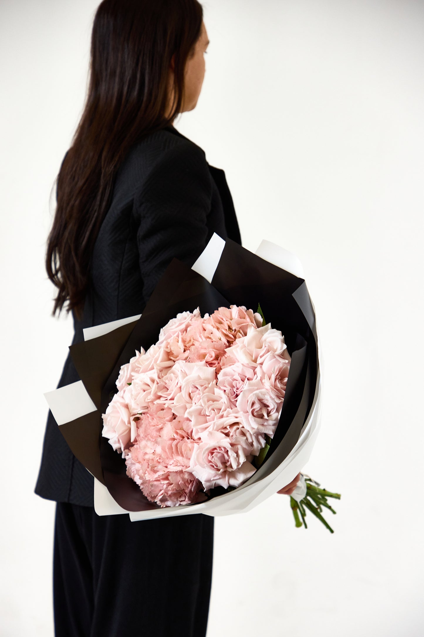 Pink Roses & Hydrangea Graduation