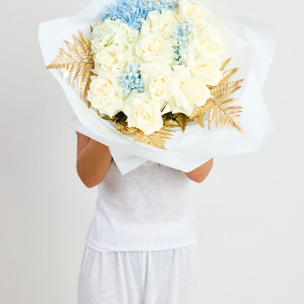 
                  
                    Soft Blue & Gold
                  
                